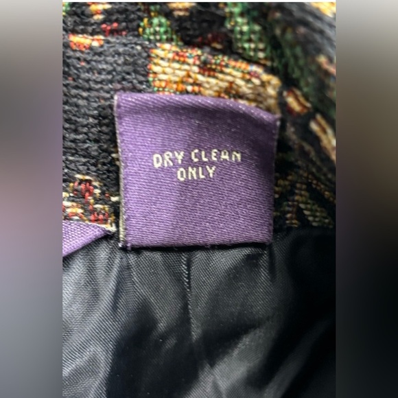 Agapo Blazer Size Large Suit Jacket‎ Vintage Floral Embroidered Office Career - Picture 8 of 8